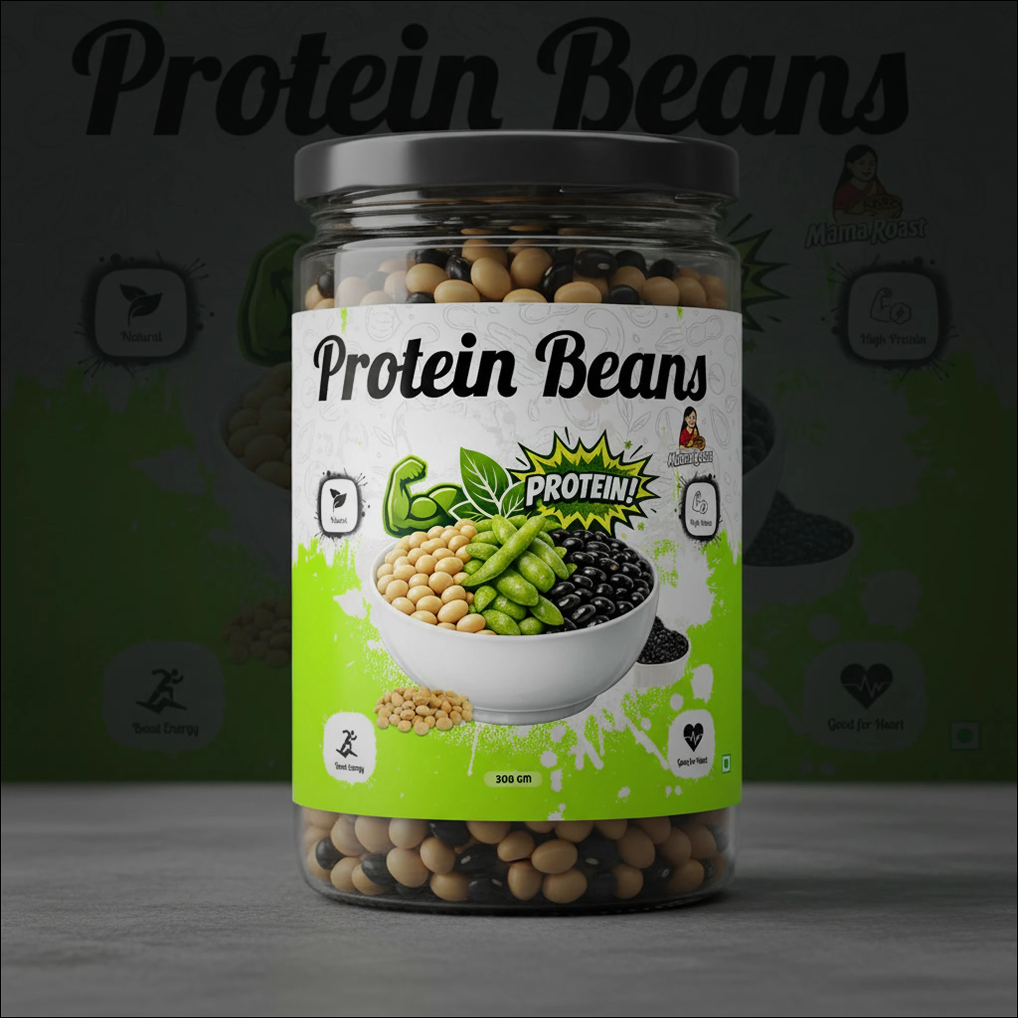 Protein Beans - 100grams protein per jar